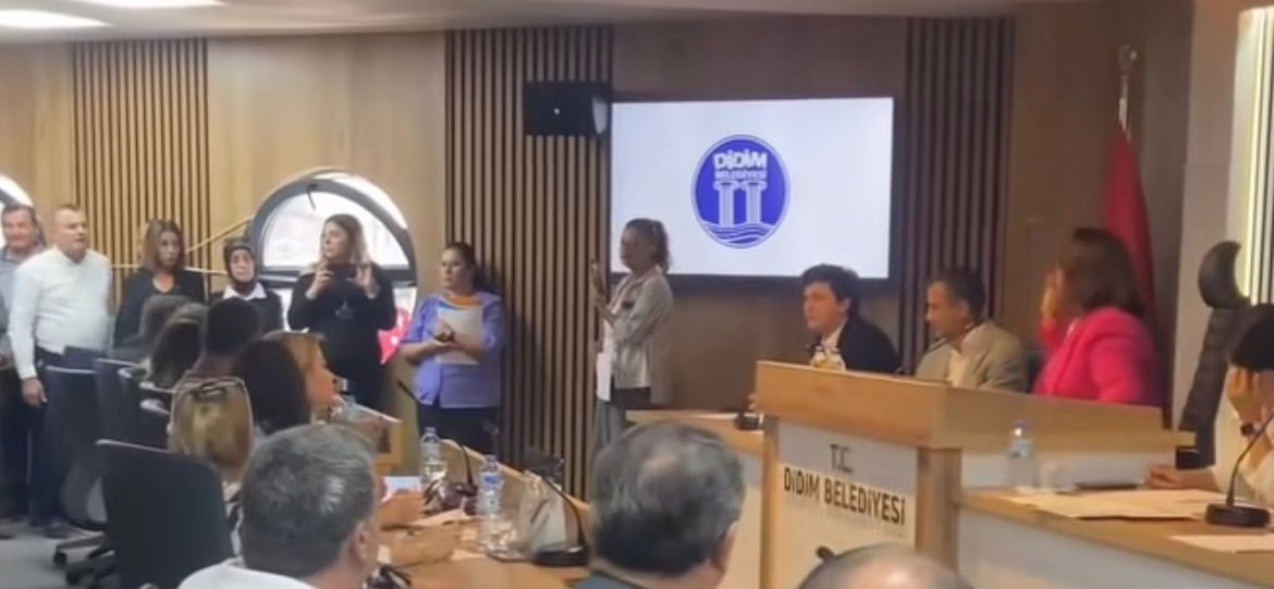 Didim Belediyesi'ndeki mecliste tehditler savruldu! CHP'li Hatice Gençay terör estirdi