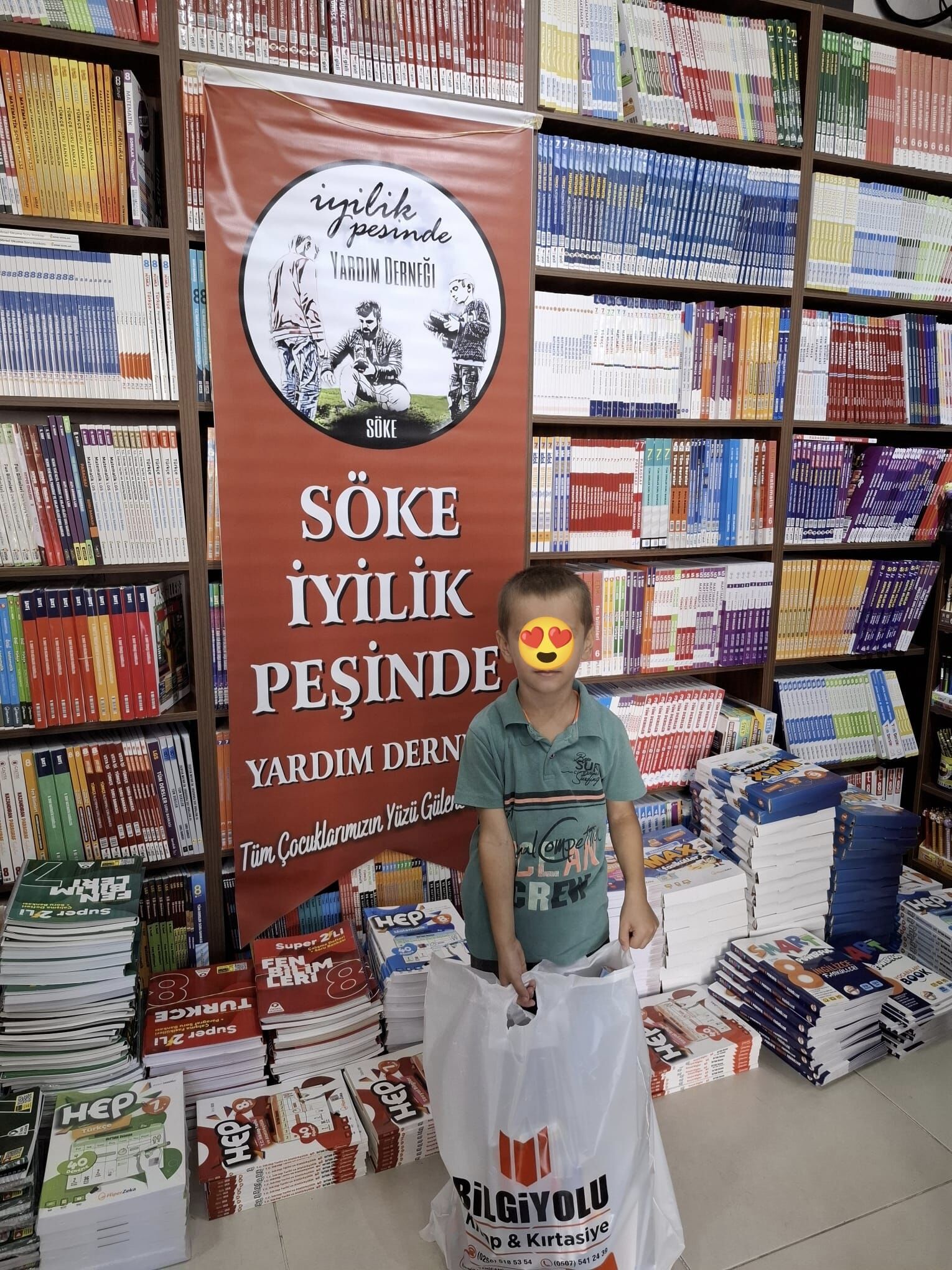 Söke’de anlamlı destek: Çocukların kırtasiye ihtiyacı sağlandı