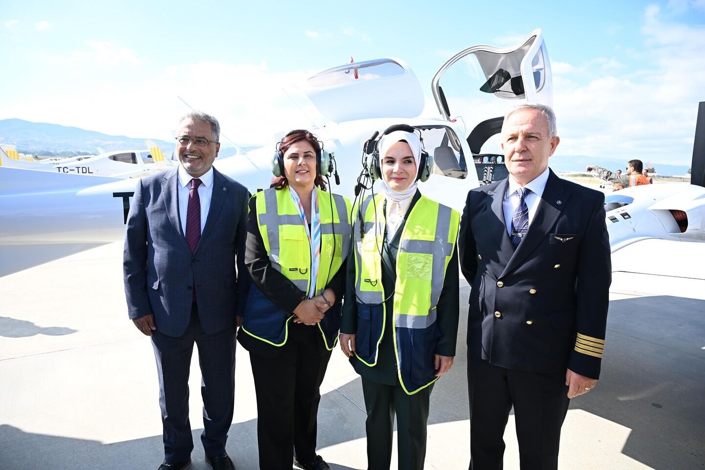 Bakan Göktaş ve Başkan Çerçioğlu Aydın semalarında