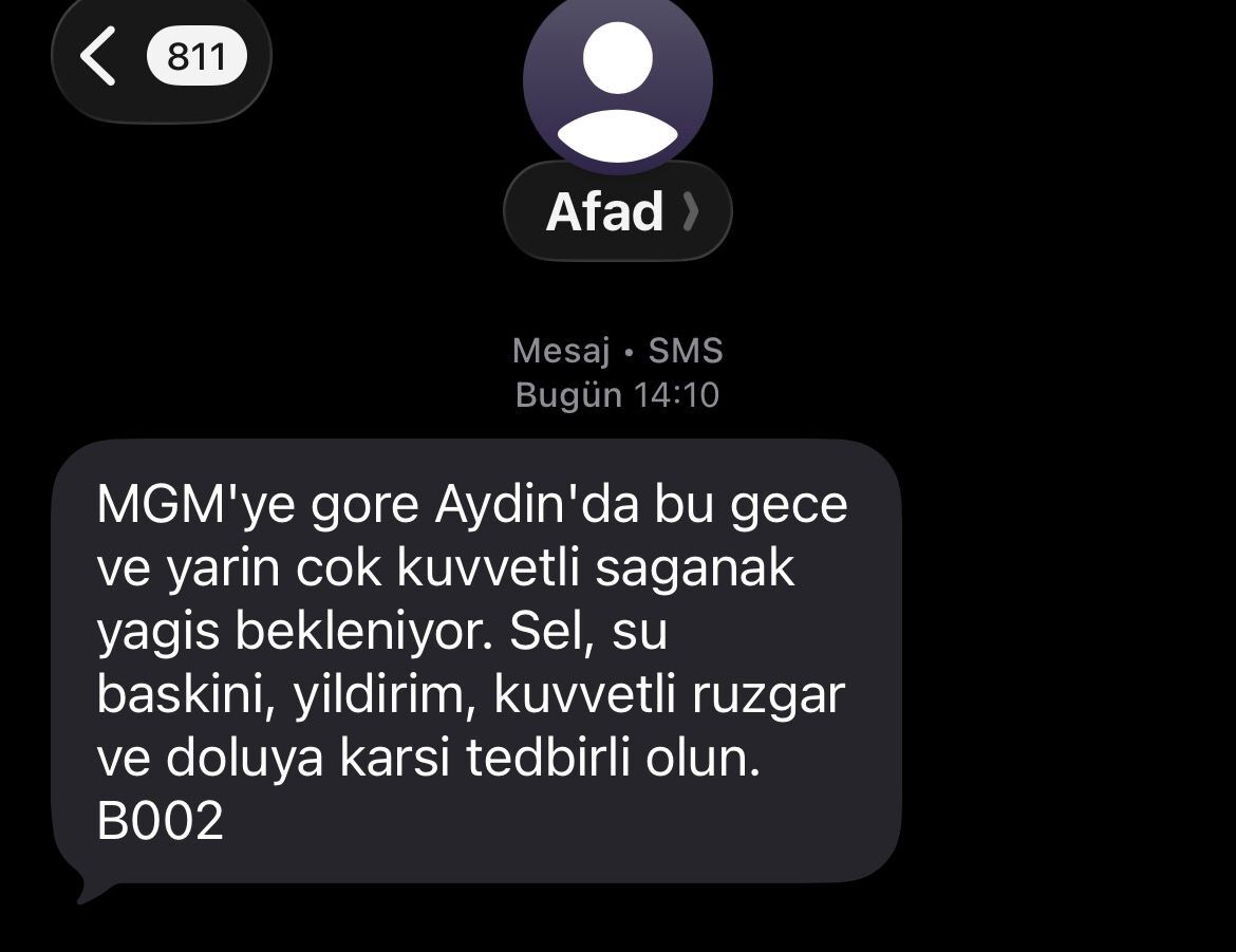 AFAD’tan Aydın’a uyarı: Tedbirli olun!