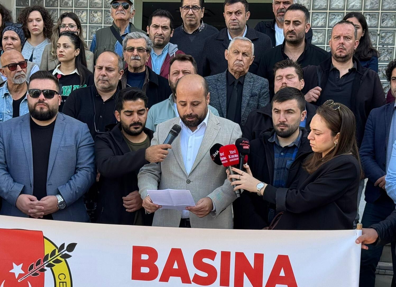 Aydın’da basına saldırıya karşı tepki! Yargı mercileri göreve çağrıldı
