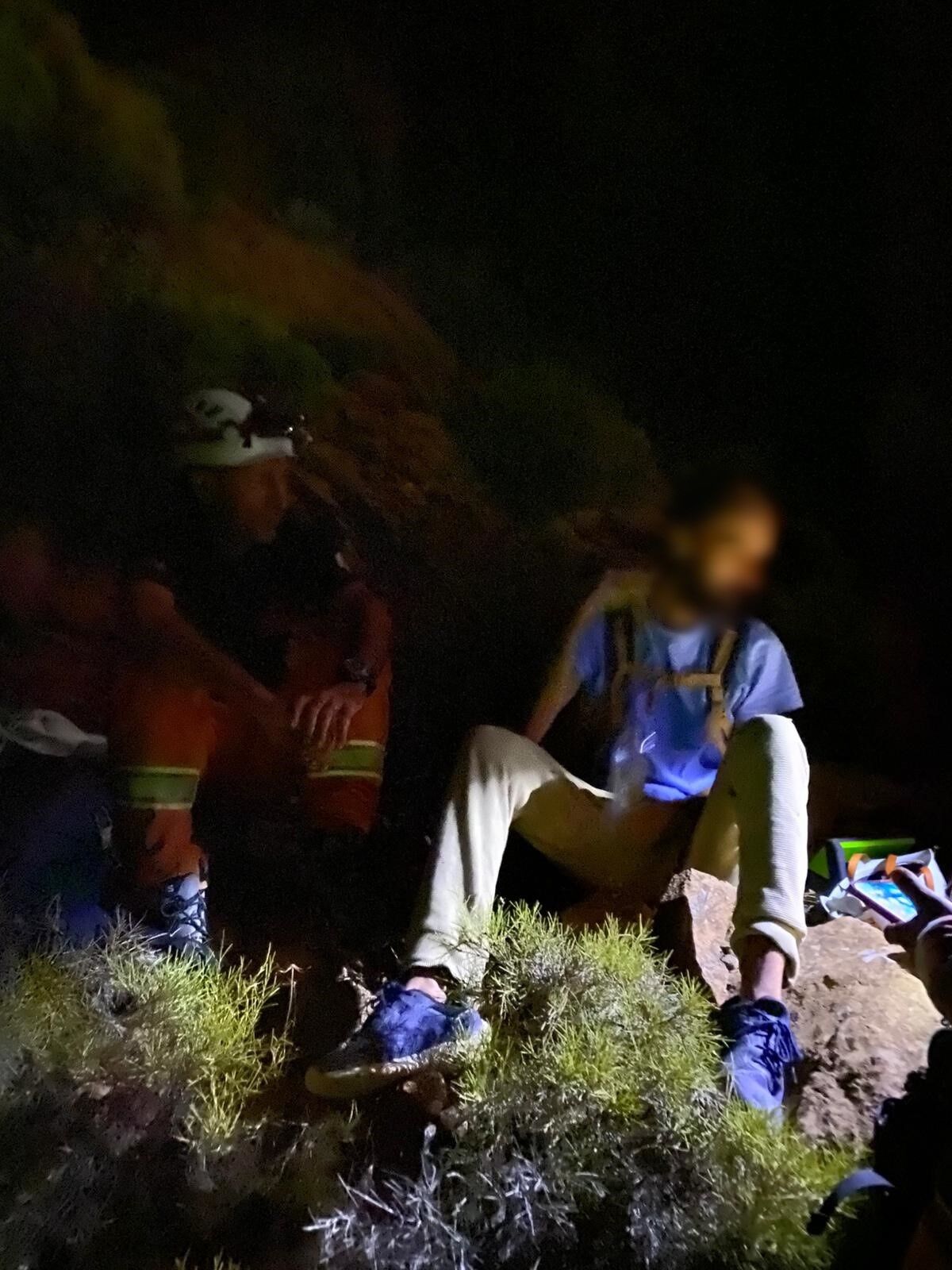 Ormanlık alanda mahsur kaldı: Saatler sonra kurtarıldı