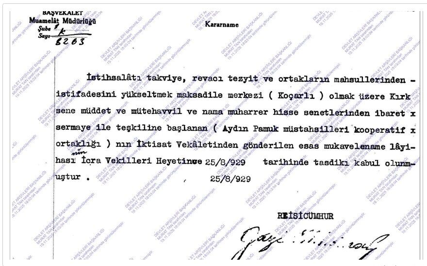 Ataturkten Aydina 96 Yillik Muhur Hedef Tarihi Belgeye Ulasti Ataturkun Aydin Ile Ilgili Tarihi Imzasi Ortaya Cikti 615622 2Dd9Edb7875Ba59C16E37739F640Ab80
