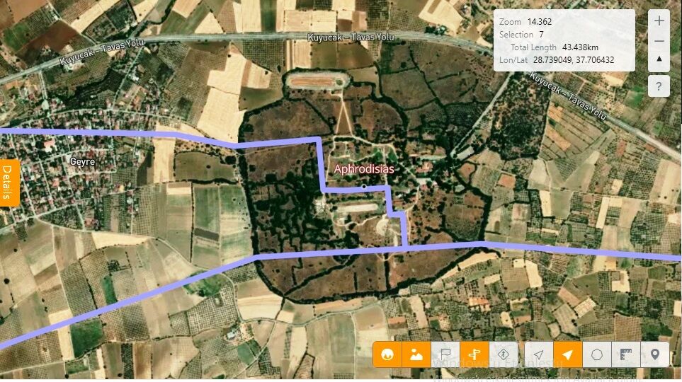 Aydın’daki Roma döneminin antik yol haritası ortaya çıkarıldı