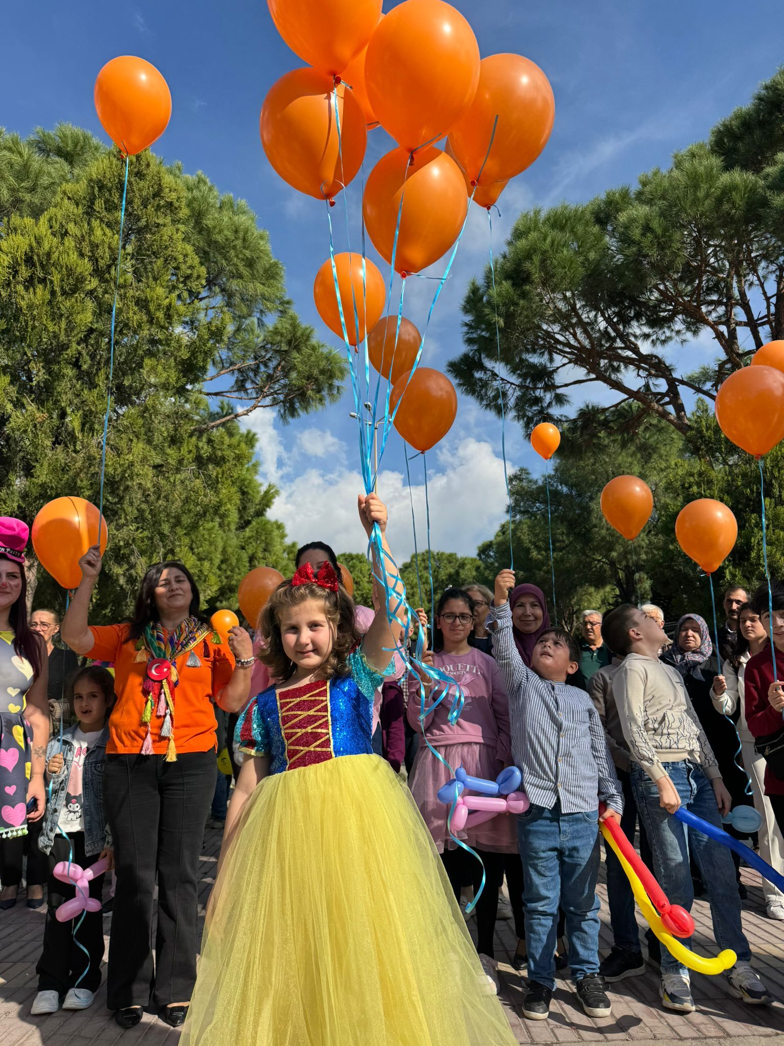 Söke’de umut balonları gökyüzüne uçtu