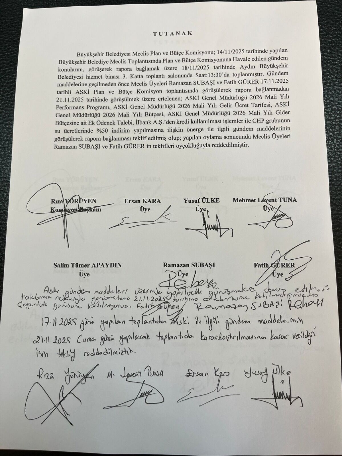 Aydın’da suya indirim önergesi askıda kaldı!