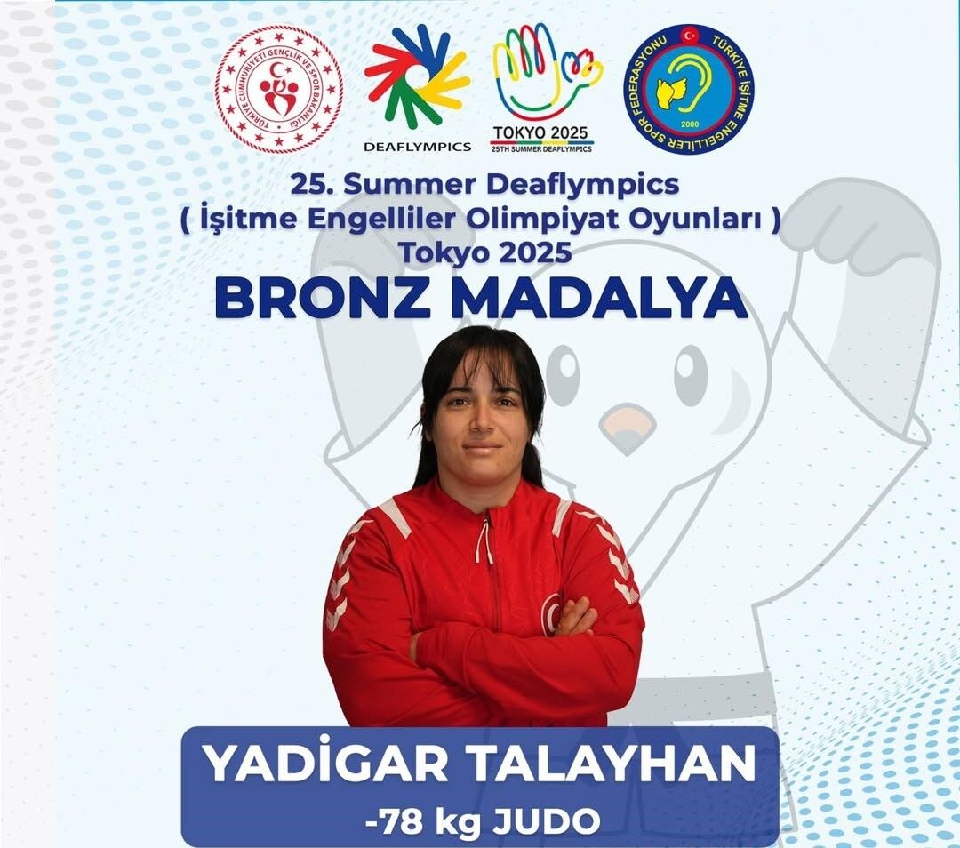 Aydınlı judocu Yadigar Talayhan, 2025 Deaflympics’teki başarısıyla gurur yaşattı