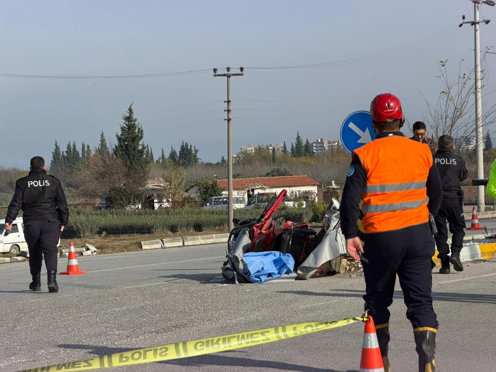 Karayolunda feci kaza! Elektrikli bisiklet sürücüsü yaşamını yitirdi