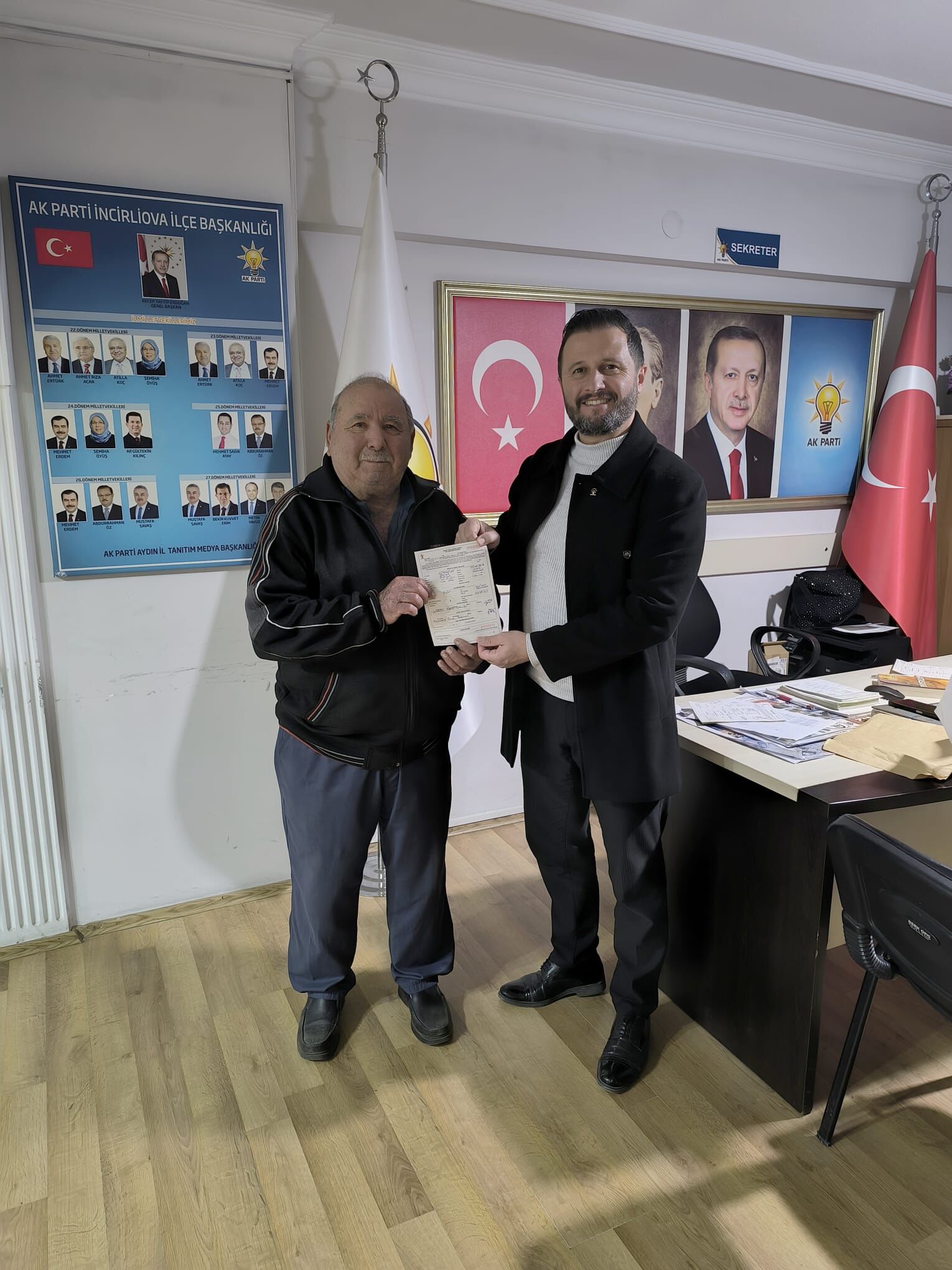 AK Parti İncirliova’dan üye rekoru
