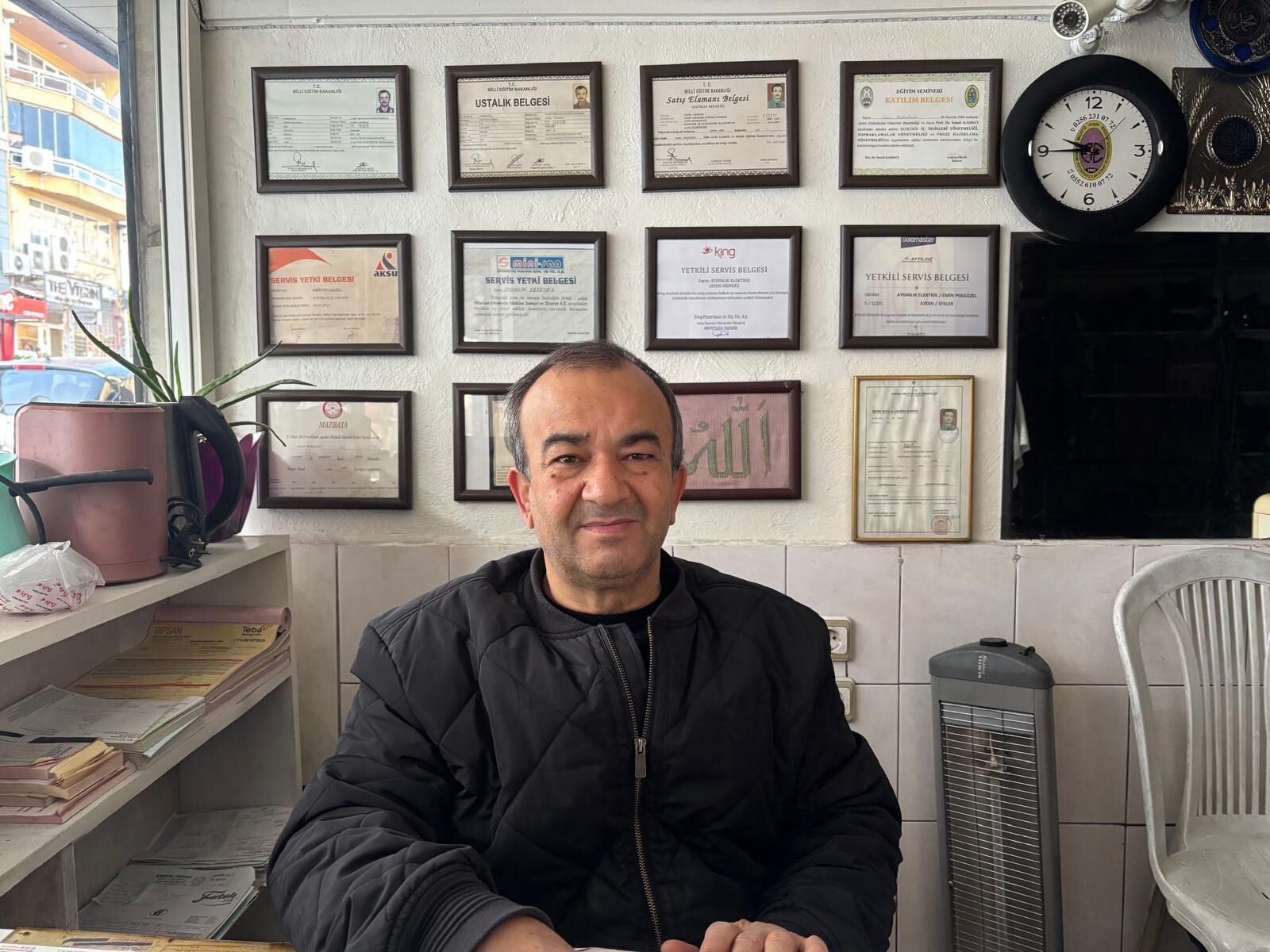 Aydın’da yarım asırlık ustanın umudu yeni yıl oldu