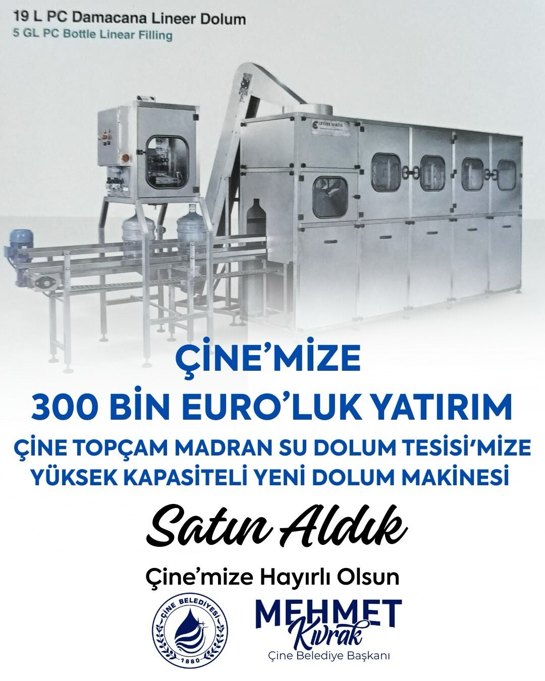Aydindaki Belediye Su Fabrikasinin Kapasitesini Artirdi 15 Milyon Lirayi Askin Yatirim Yapildi Baskan Kivrak Cinemize Hayirli Olsun Betul 625987 29910Ab17A910Eea73Cbee0Bf8C3D767