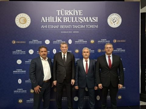 Aydın’ın Ahisi’ne Ankara’da onur beratı