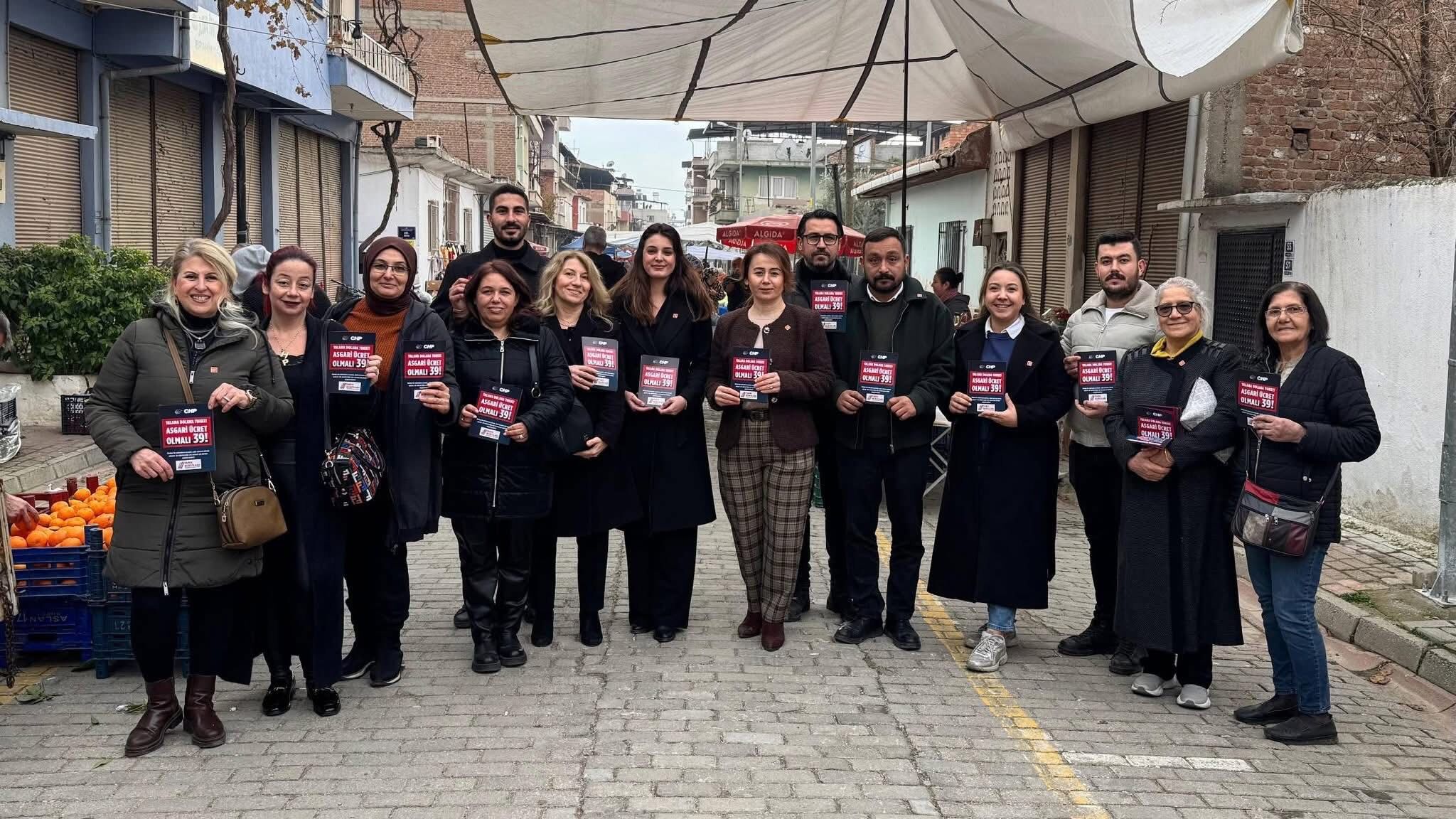 CHP İncirliova ve Germencik pazarda vatandaşla buluştu