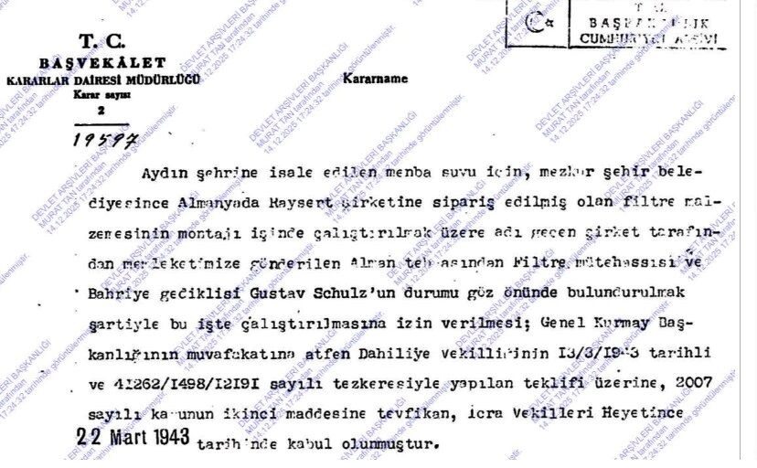 ‘İnönü’nün Aydın için attığı tarihi imza ortaya çıktı
