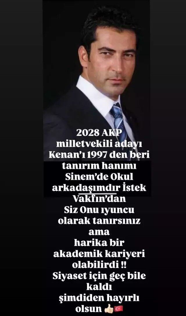 Tolga Karel'den şaşırtan Kenan İmirzalıoğlu çıkışı
