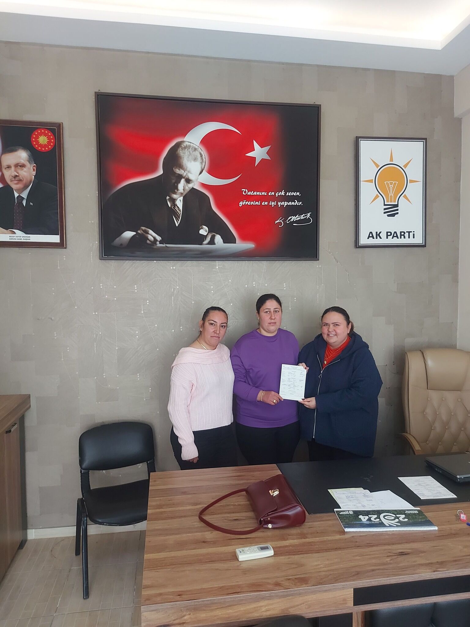 AK Parti Germencik Kadın Kolları'na yeni katılım