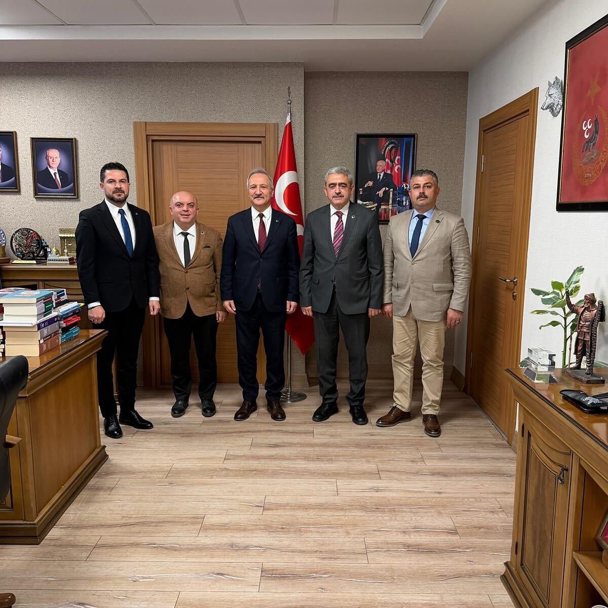 Alıcık, MHP genel merkezde ziyaretlerde bulundu