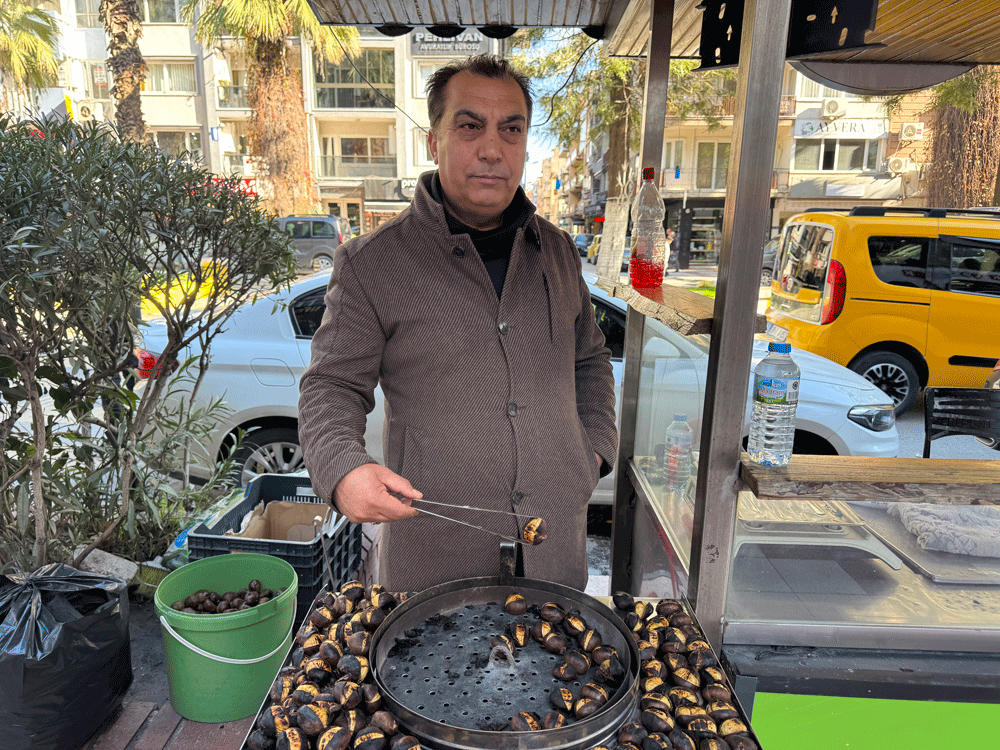 Aydın’ın coğrafi işaretli kestanesi kışın tezgahların gözdesi