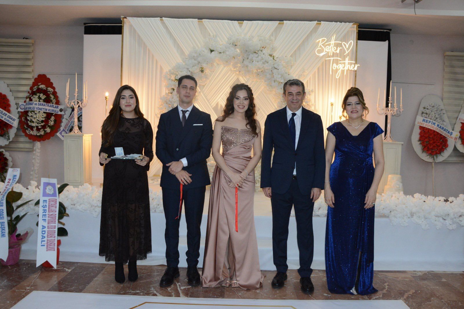 Başkan Künkcü’nün kızı evliliğe ilk adımını attı