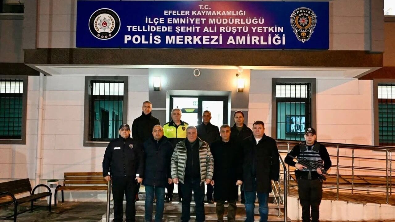 Emniyet Müdürü Erdoğan ve Tuğgeneral Çarıkcıoğlu görev başındaki personeli yalnız bırakmadı