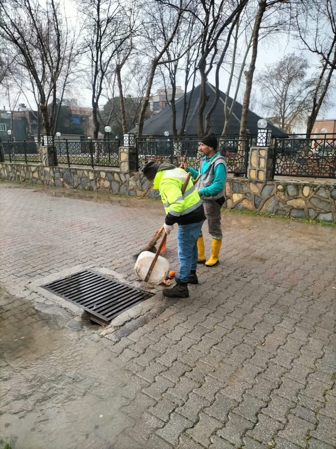 Germencik'te sağanak yağış alarmı