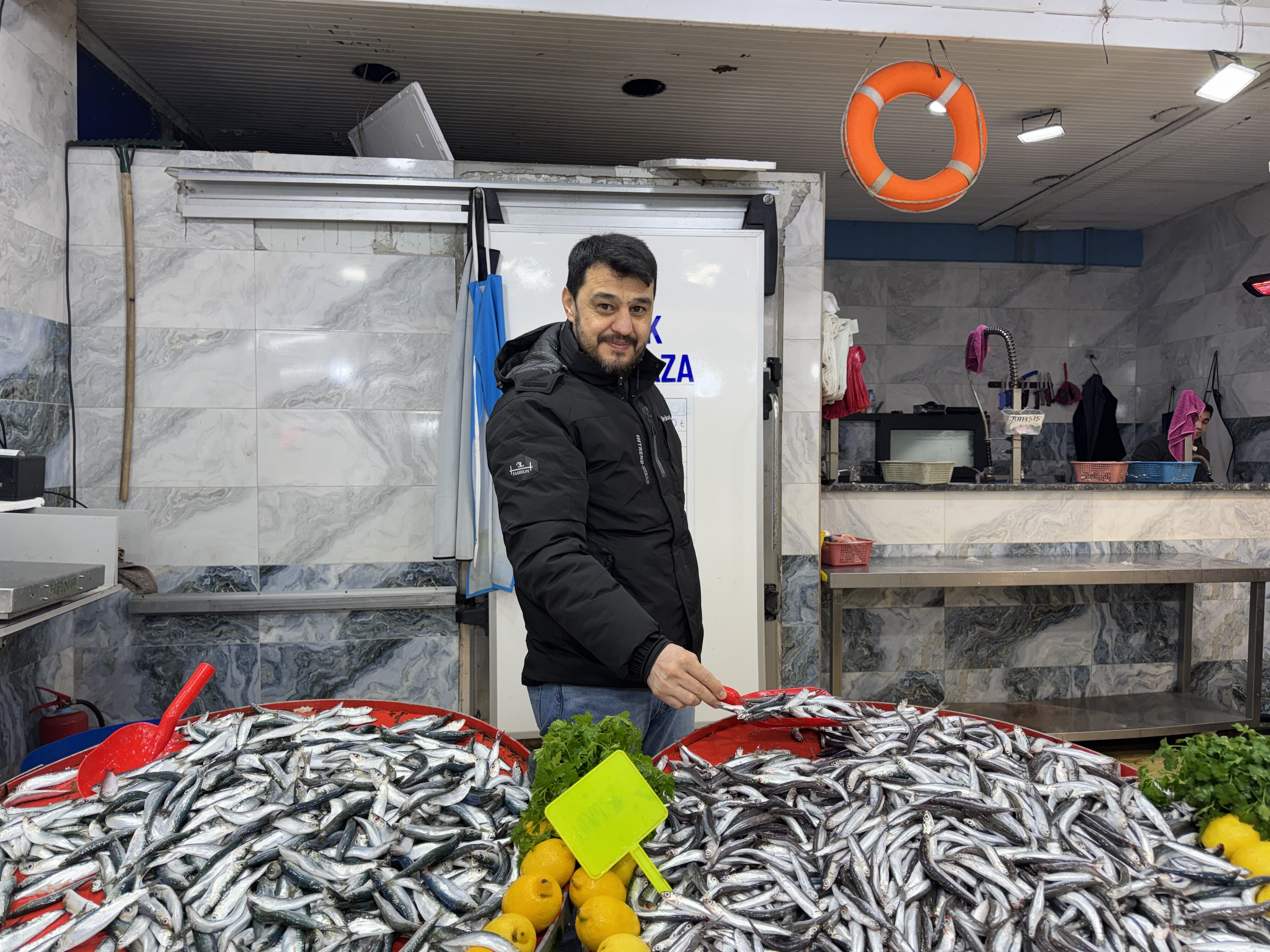 Soğuk havalar Aydın’da balık satışlarını artırdı