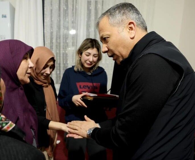 Cumhurbaşkanı Erdoğan, şehit Koçyiğit'in ailesiyle görüştü