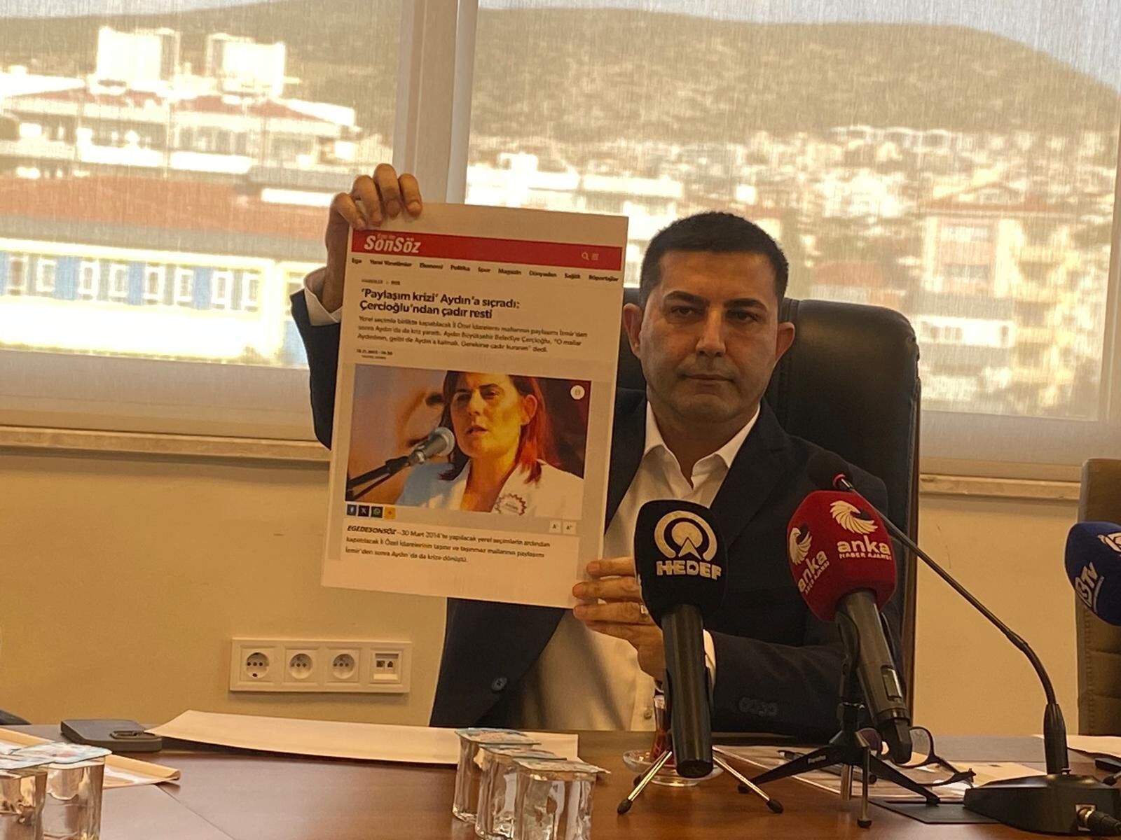 CHP’li Günel’den AK Parti’li Çerçioğlu’na sert tepki! “200 metrekarelik çadırı yıkmak için 200 adam gönderiyorsun”