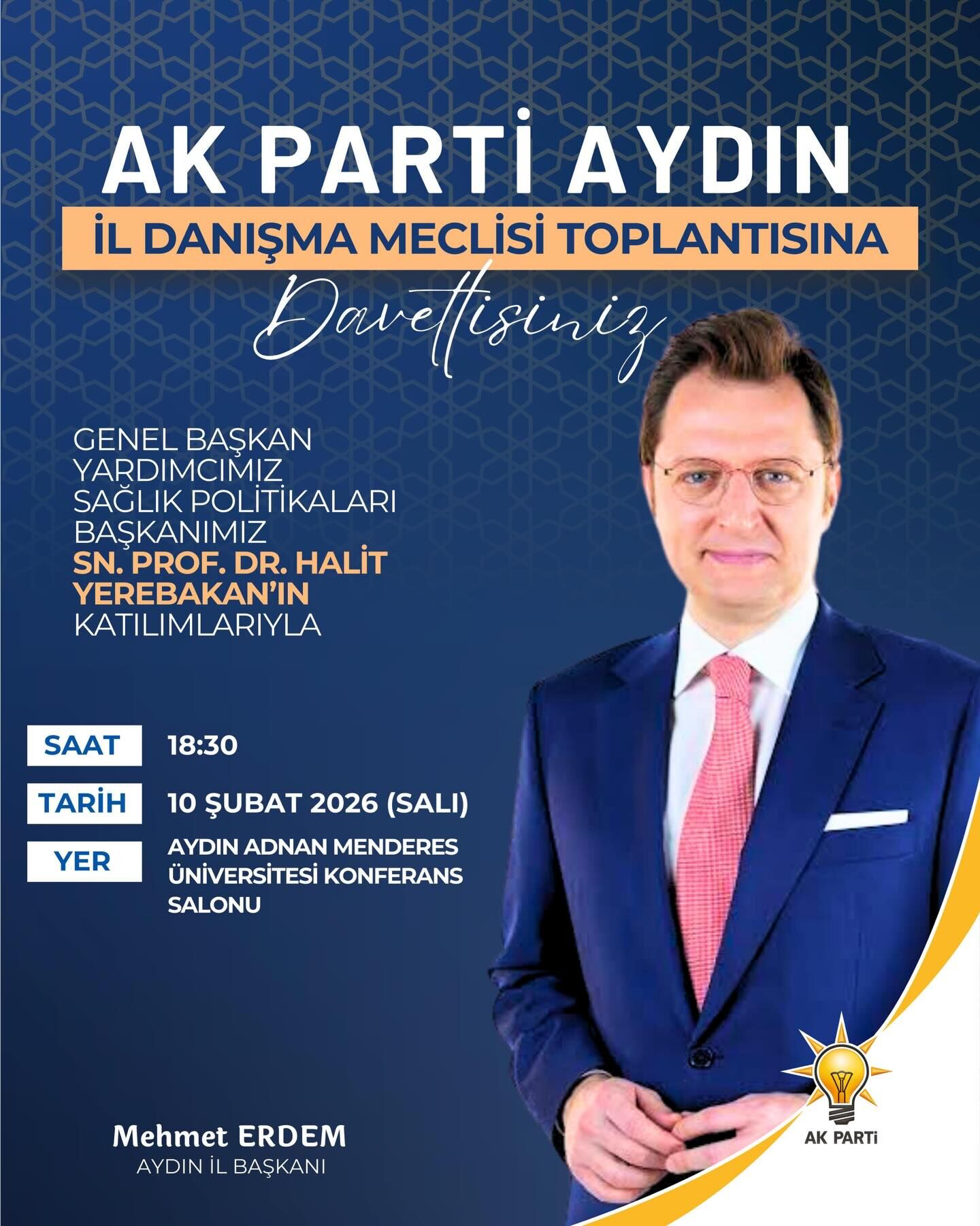 AK Parti Aydın İl Danışma Meclisi toplanıyor
