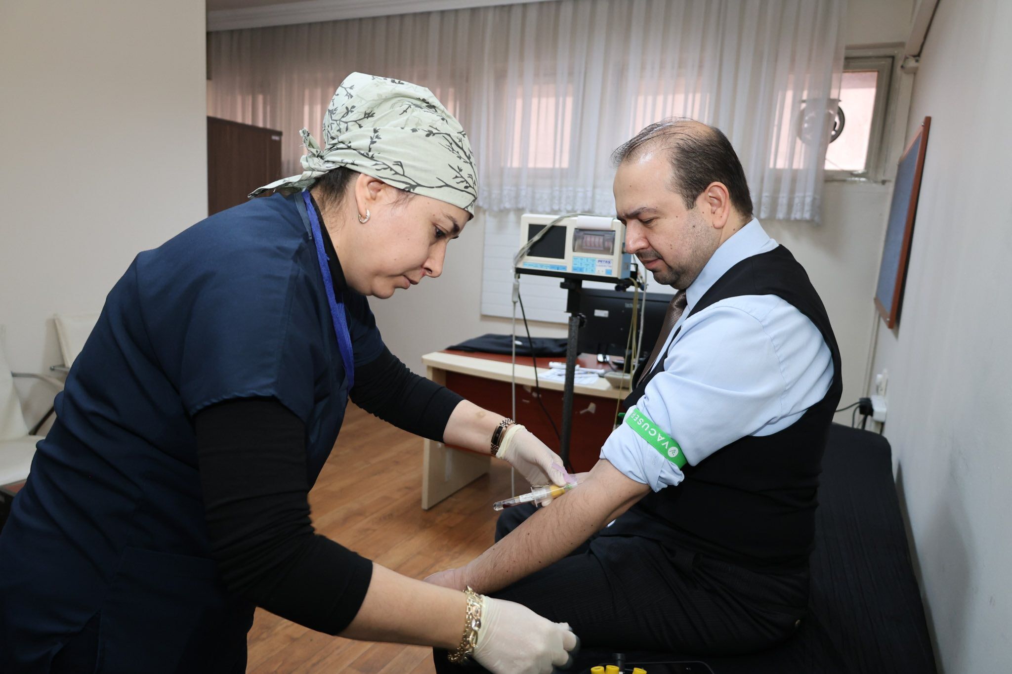 Aydın’da sağlık çalışanlarına sağlık taraması