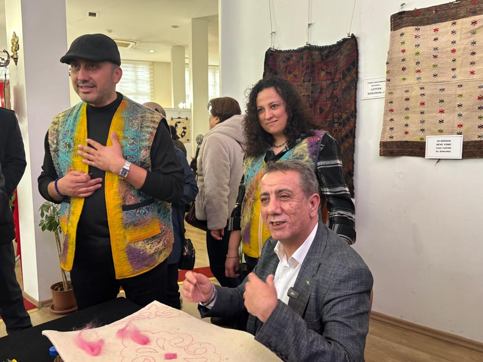 Aydın’ın tek keçe ustasından aşk dolu sergi
