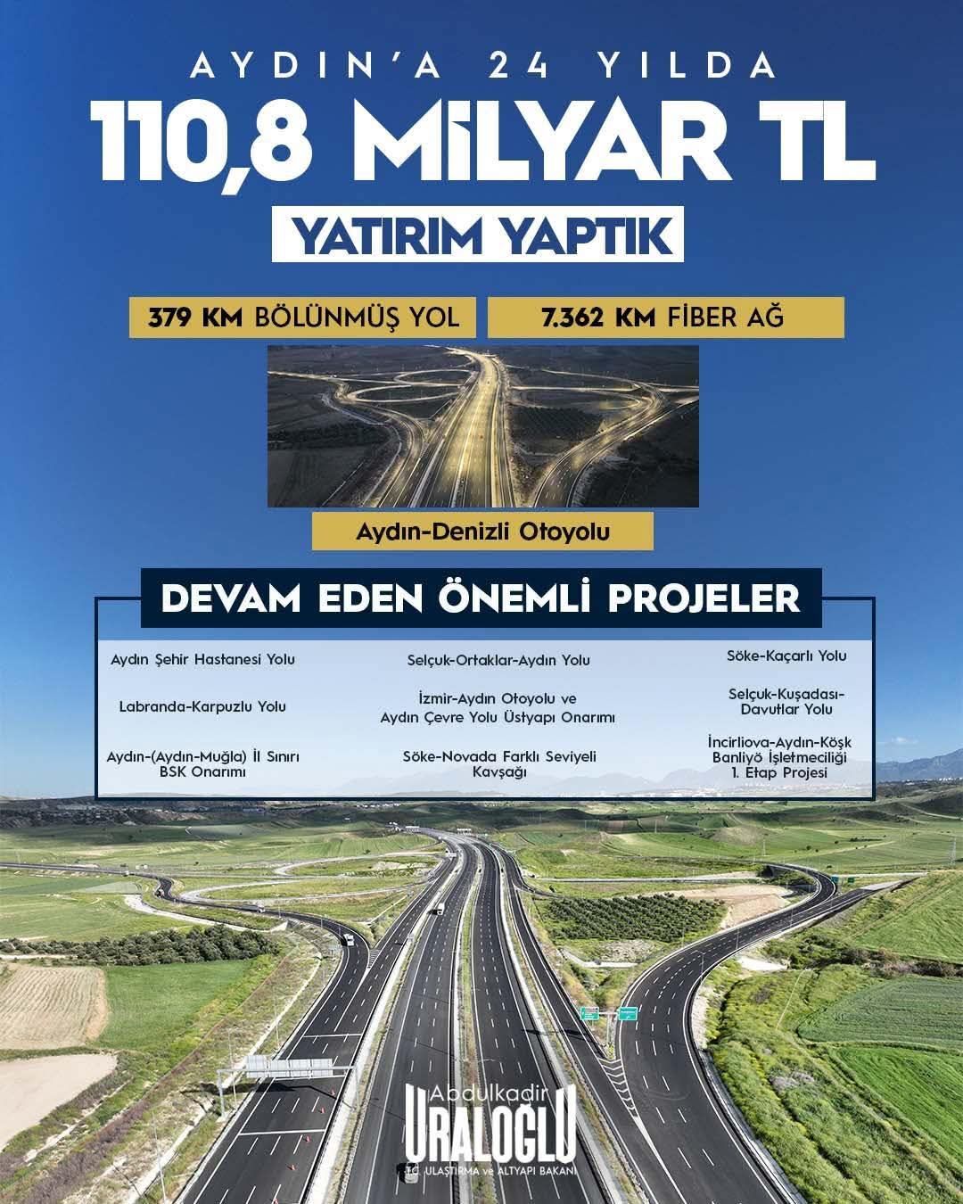 Özmen, AK Parti'nin Aydın’daki yatırımlarına değindi