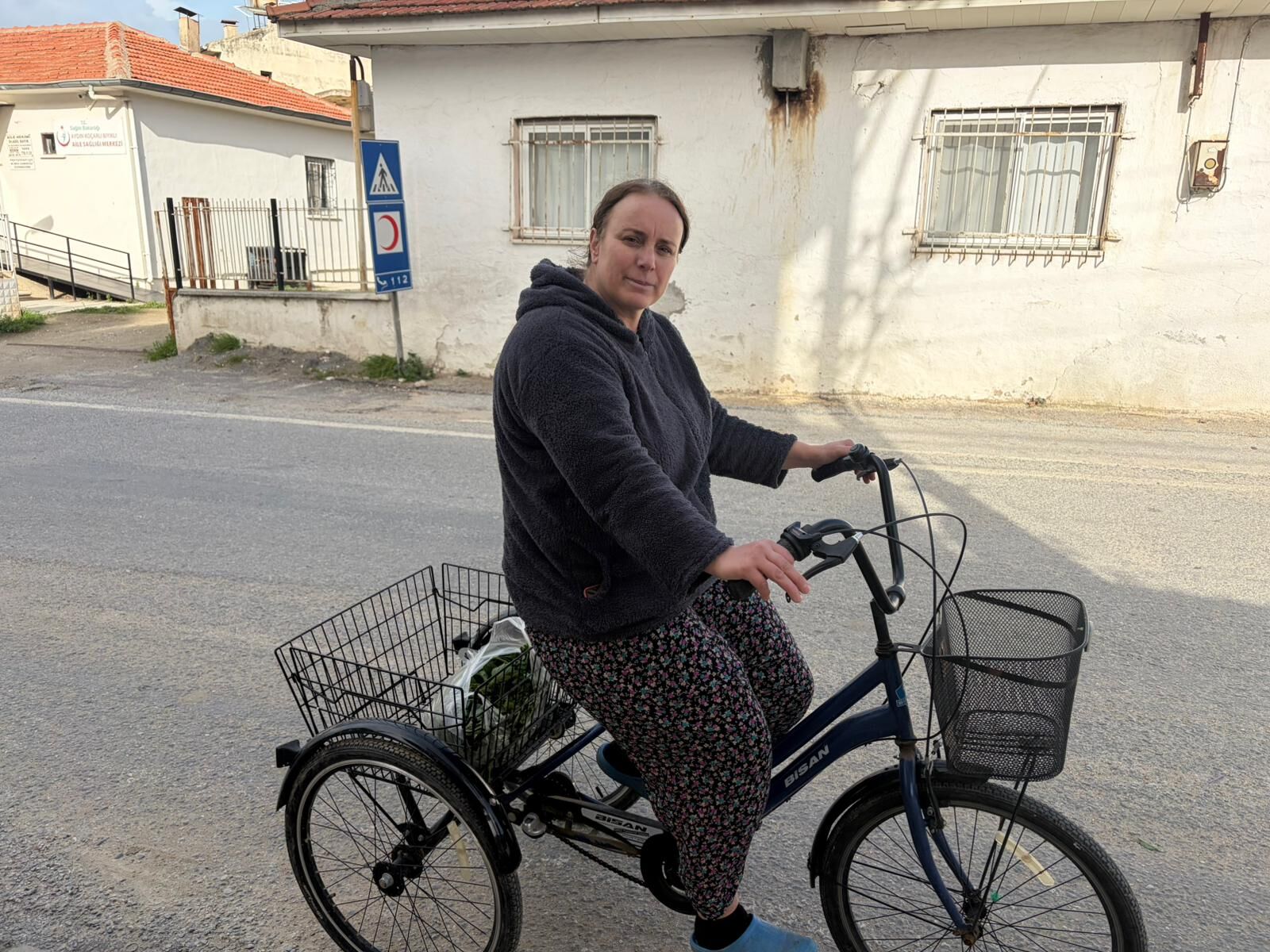 Üç tekerlek üzerinde hayat: İnat etti, bir saatte öğrendi