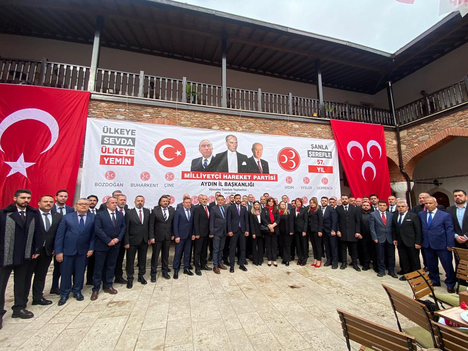 MHP Aydın il yönetimi tanıtıldı: “Derdimiz davamız Aydın”