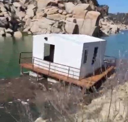 Aydın'da şaşırtan görüntü: Cep telefonuyla kayıt altına alındı
