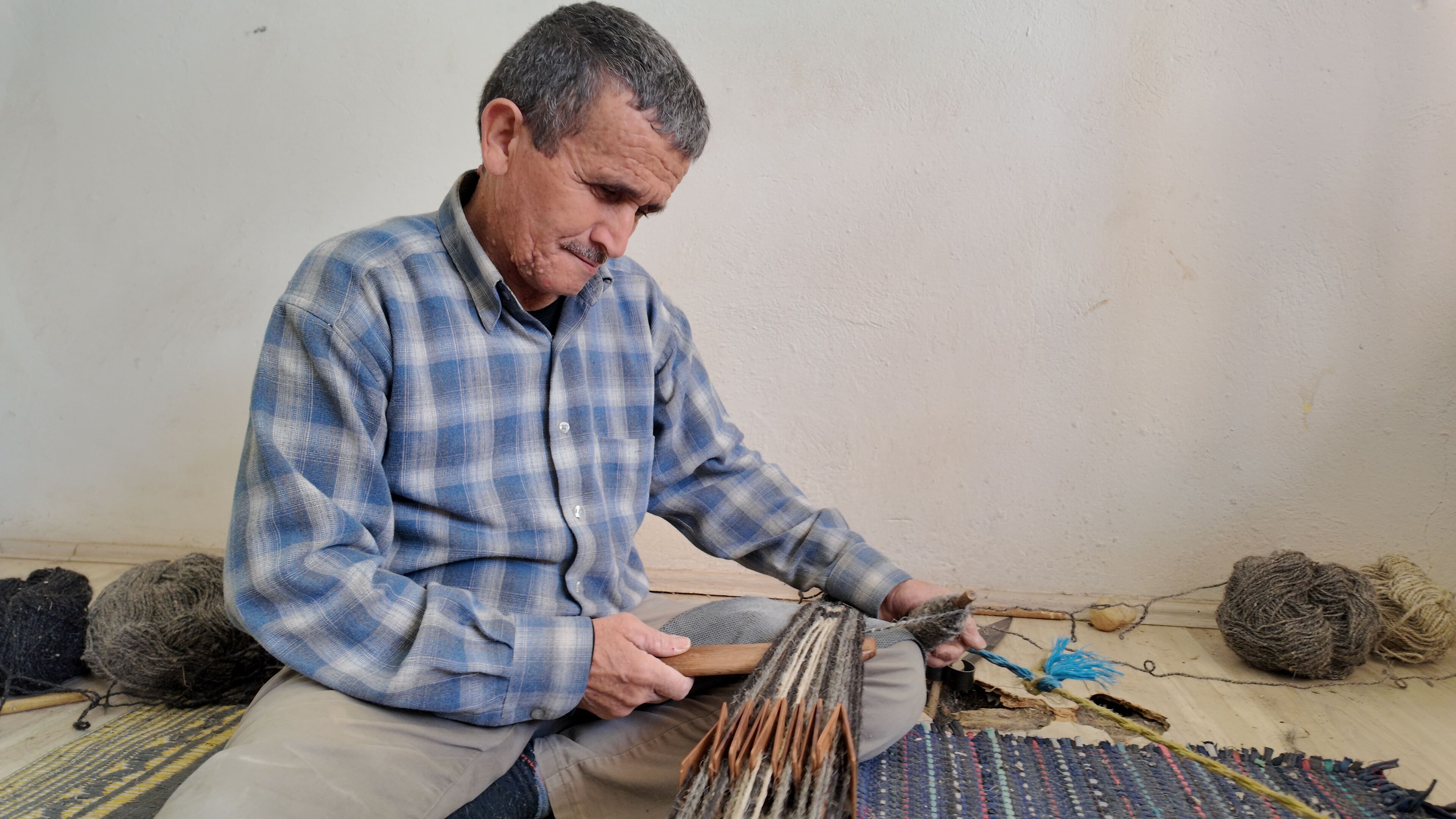 Aydın’da el dokumasıyla mutaflık yapan son usta