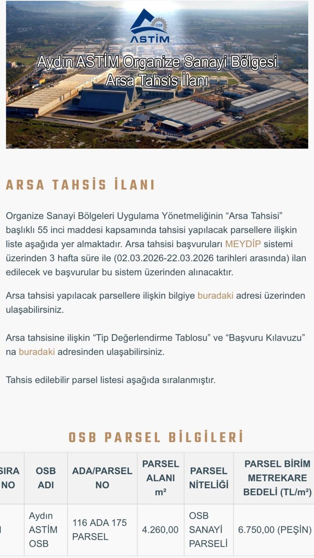 Aydindaki Degerli Arsa Icin Son 3 Gun Aydindaki Sanayi Parseli Metrekaresi 6 Bin 750 Liradan Satista 648628 89B725Cb51Badcff2906E965E64600A1