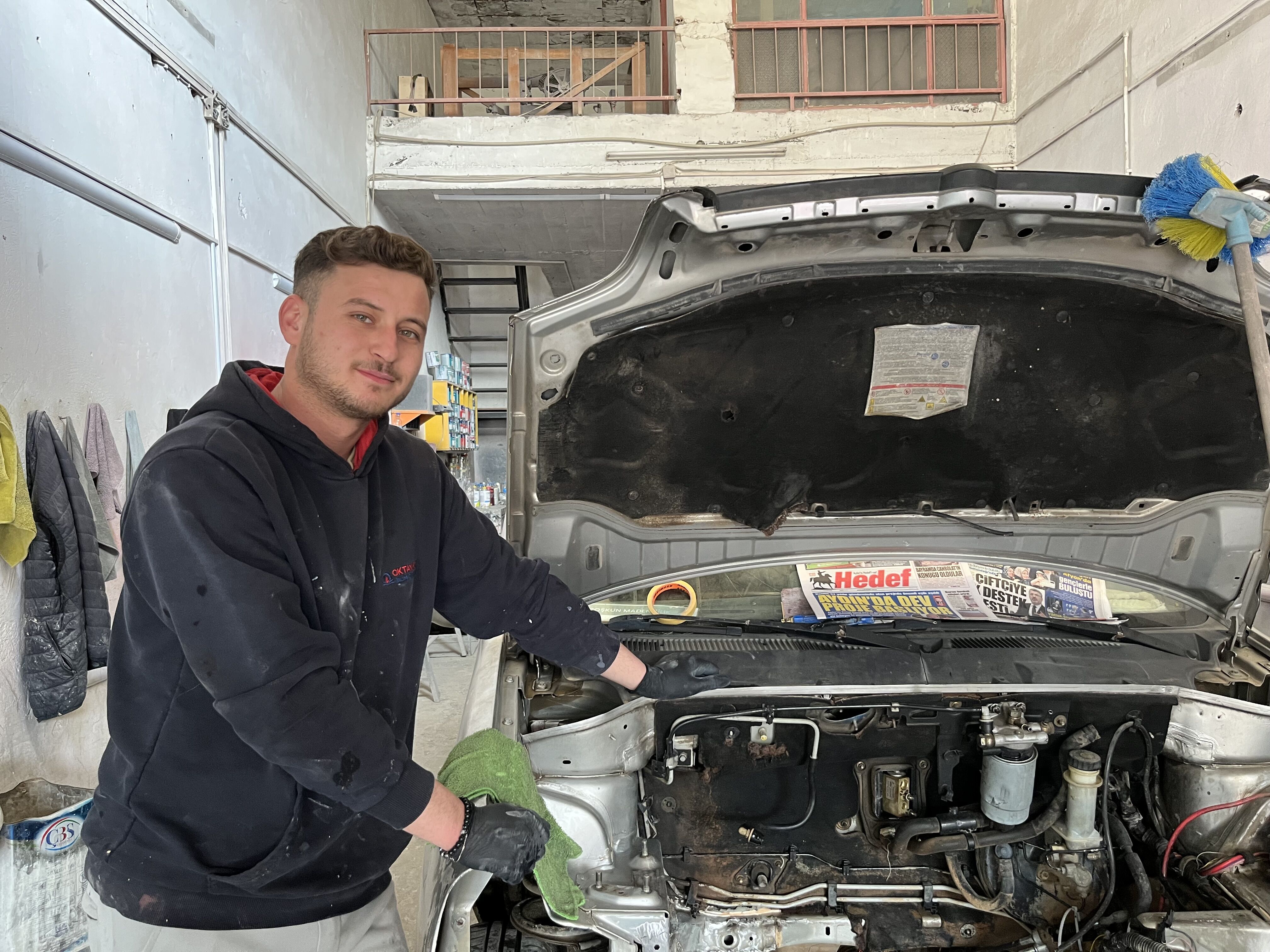 Aydınlı genç usta kendi nesline meydan okuyarak baba mesleğini bırakmadı