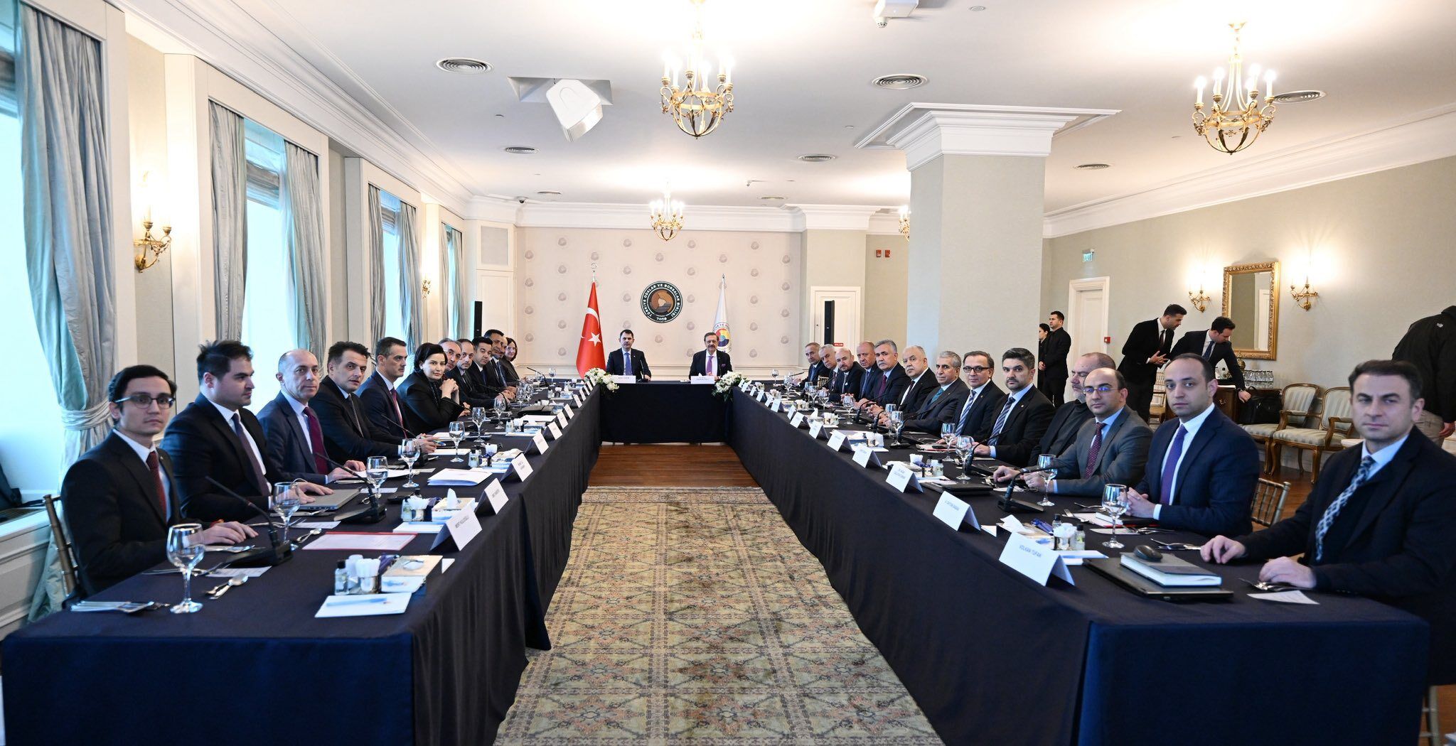 Başkan Ülken, Bakan Kurum’la bir araya geldi