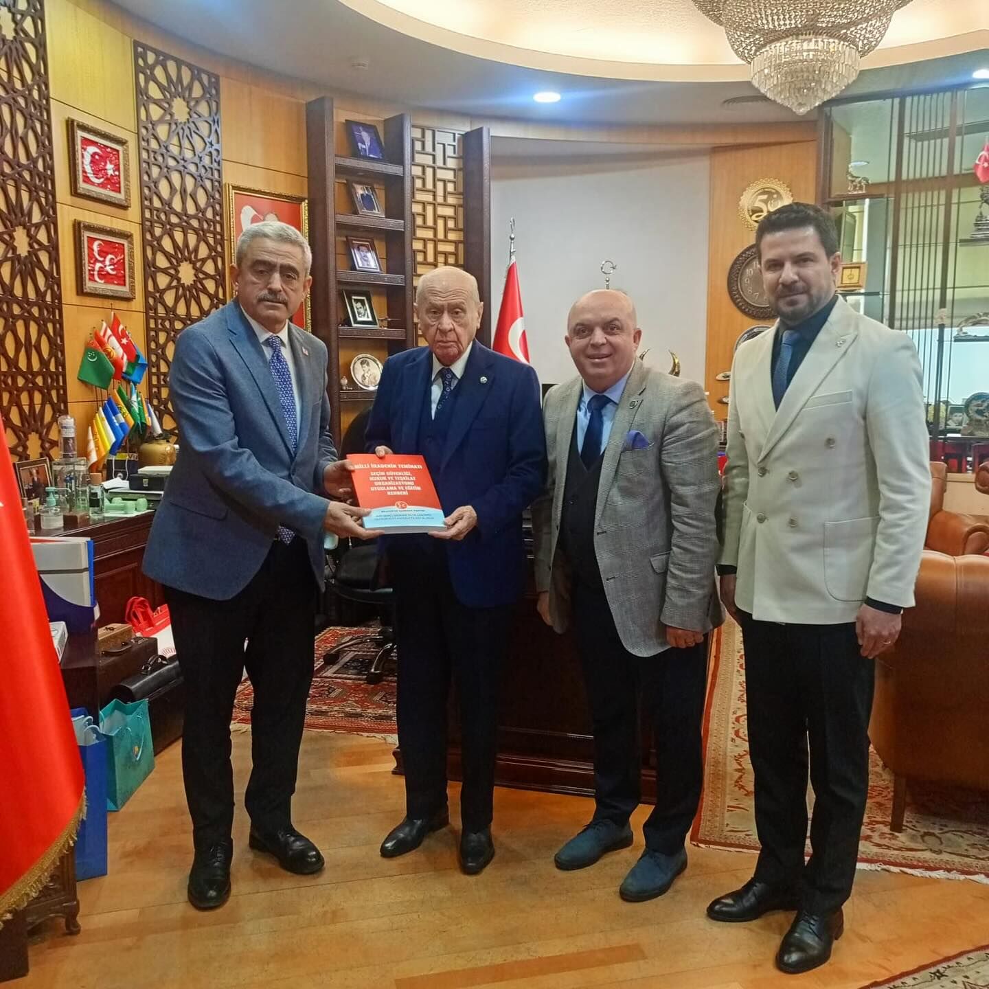 MHP’li Alıcık’tan Genel Başkan Bahçeli’ye ziyaret
