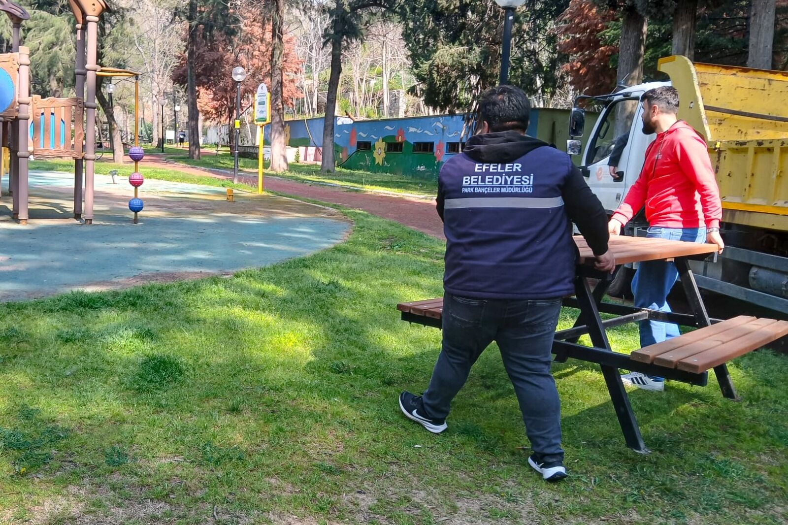 Pınarbaşı Mesire Alanı’nda bakım çalışması: Yenilenen yüzüyle misafirlerini bekliyor