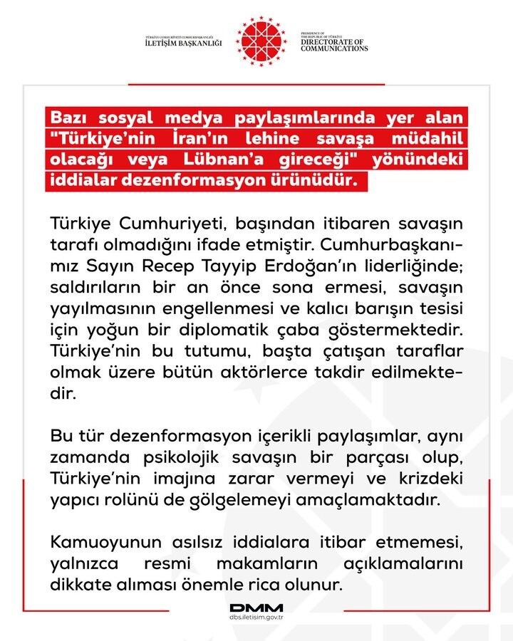 Türkiye savaşa dahil mi oluyor? Cumhurbaşkanlığından dikkat çeken açıklama