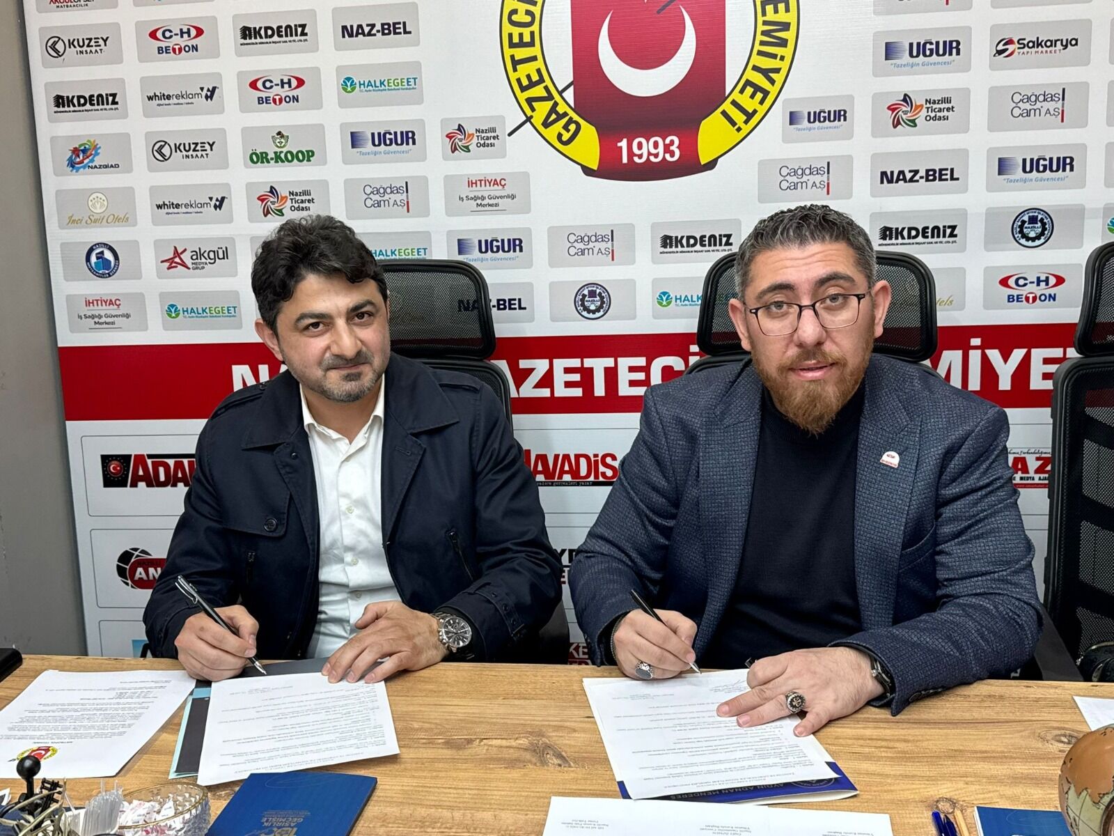Nazilli’de Yerel Basına Güç Birliği: 15 aylık sponsorluk protokolü imzalandı