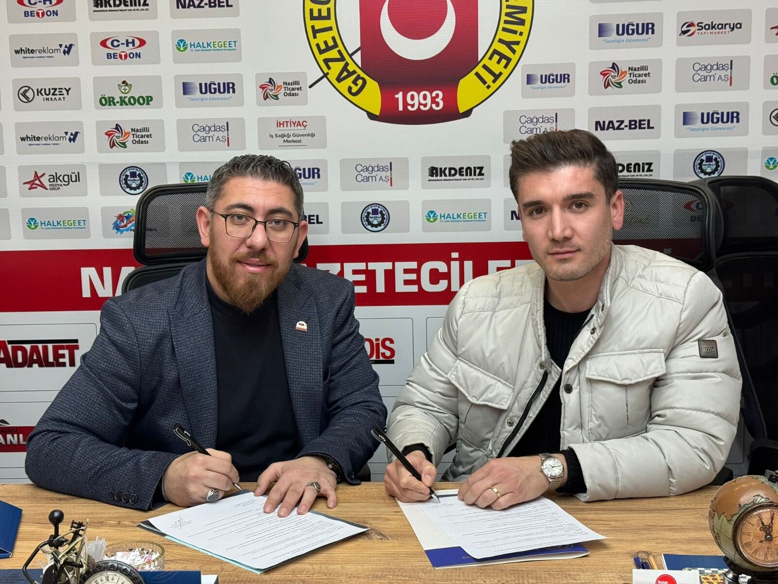 Nazilli’de Yerel Basına Güç Birliği: 15 aylık sponsorluk protokolü imzalandı