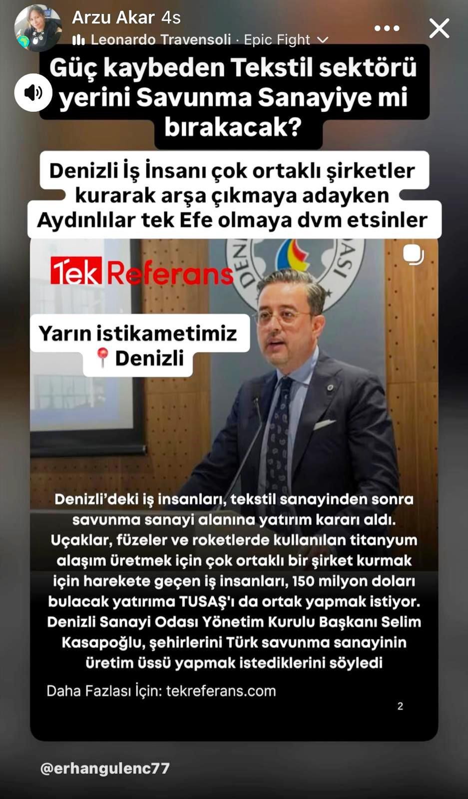 TKDK Aydın Koordinatörü Akar’dan dikkat çeken kıyaslama