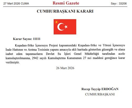 Aydın'da dev proje için kritik adım: Acele kamulaştırma kararı