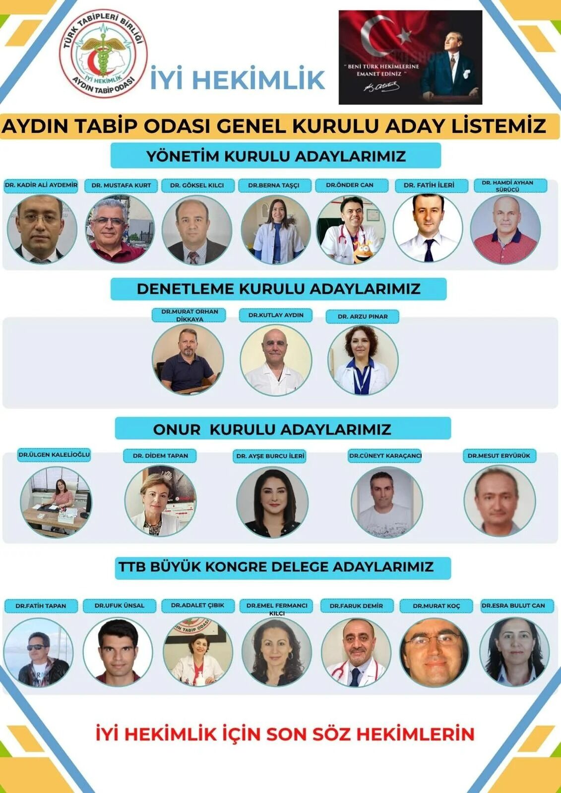 Aydın’da doktorlar yeni başkanını seçecek