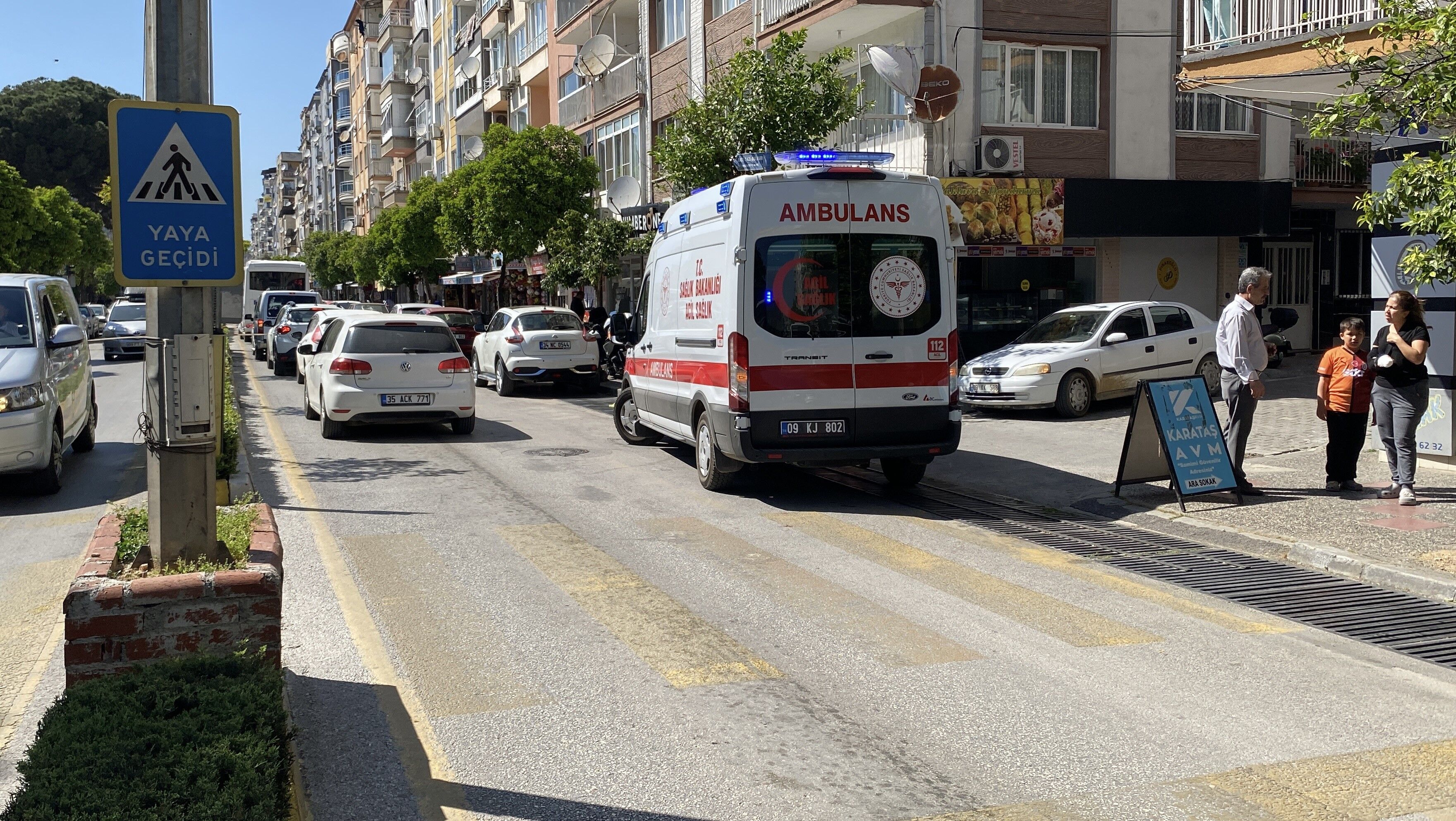 Aydın’da Iki Motosiklet Çarpıştı 1 Yaralı (3)