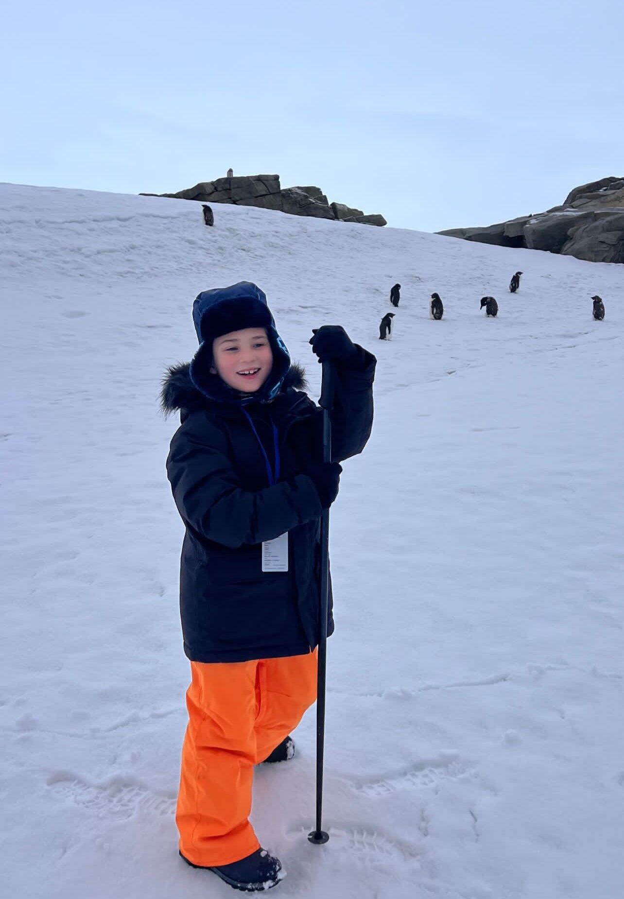 Aydın’da yaşayan 7 yaşındaki Pars, Güney Kutbu’na giden en genç Türk oldu