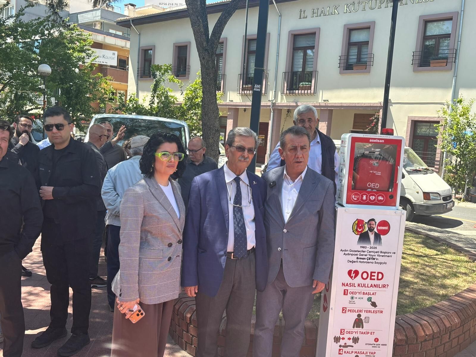 Aydınlı Gazeteci Çetin Unutulmadı Lokma Hayrında Hayat Kurtaran Oed Cihazı Tanıtıldı (2)